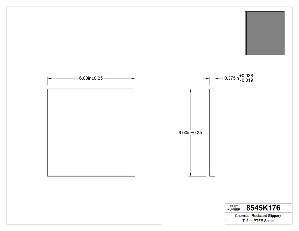 Technical drawing - 8545K176
